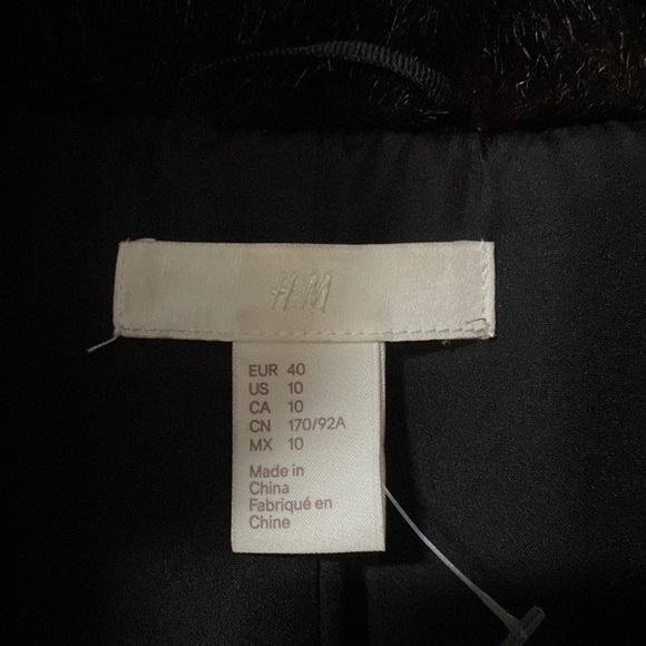 H&M Women’s Chocolate Brown Faux Fur Jacket - Picture 5 of 8